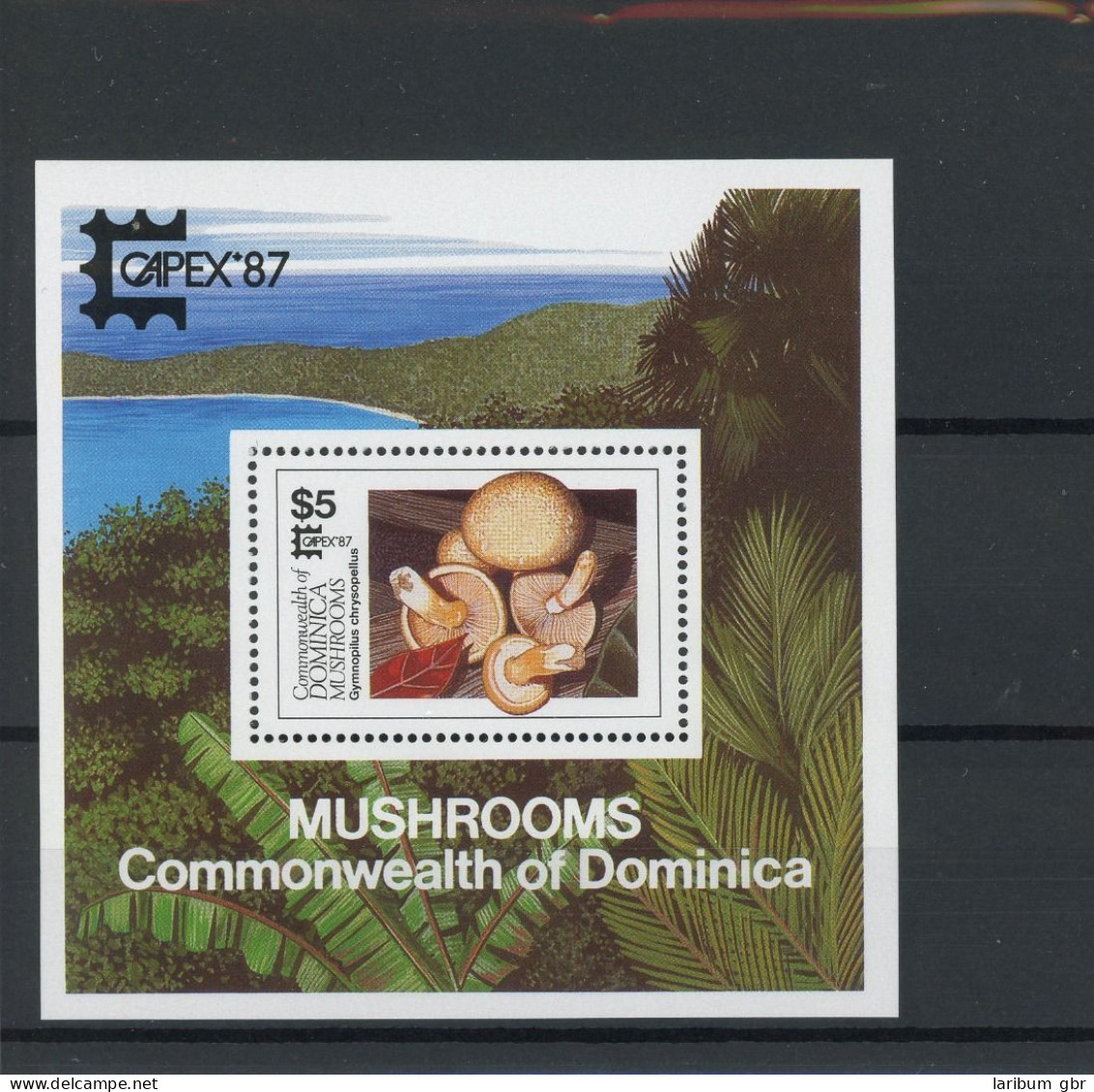 Dominica Block 120 Postfrisch Pilze #JO691 - Dominique (1978-...)