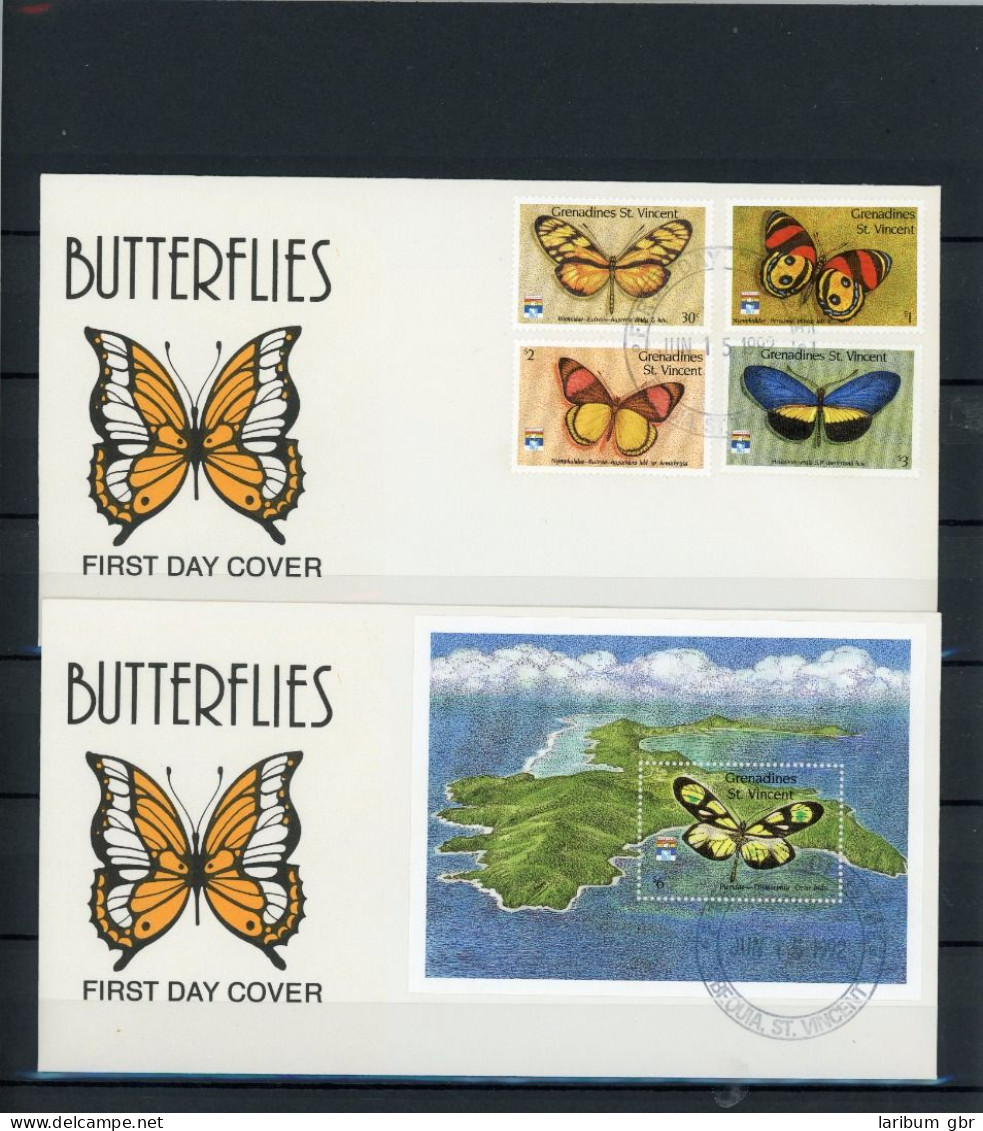 St. Vincent Grenadinen 887 Ff. Schmetterling Ersttagesbrief/FDC #JW628 - St.Vincent & Grenadines