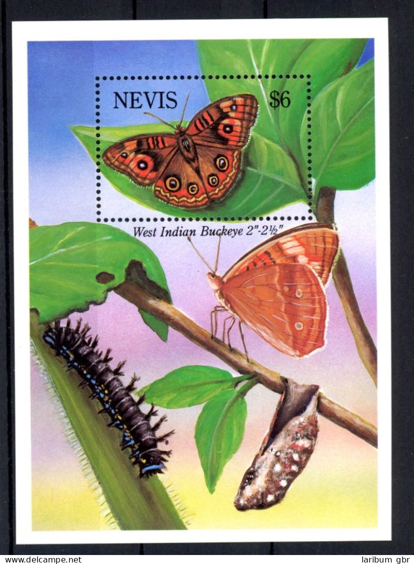 Nevis Block 65 Postfrisch Schmetterling #HE981 - Anguilla (1968-...)