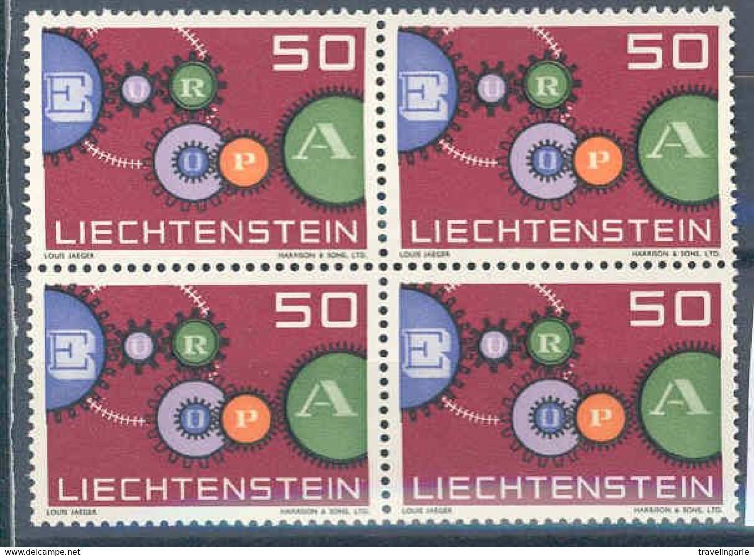 Liechtenstein 1961 Europa Bloc Of 4 MNH ** - Neufs