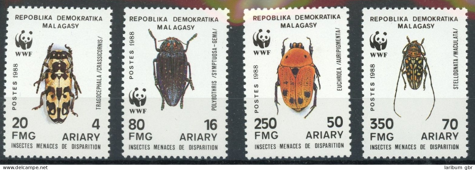Madagaskar 1157-1160 Postfrisch Käfer #JT780 - Madagascar (1960-...)