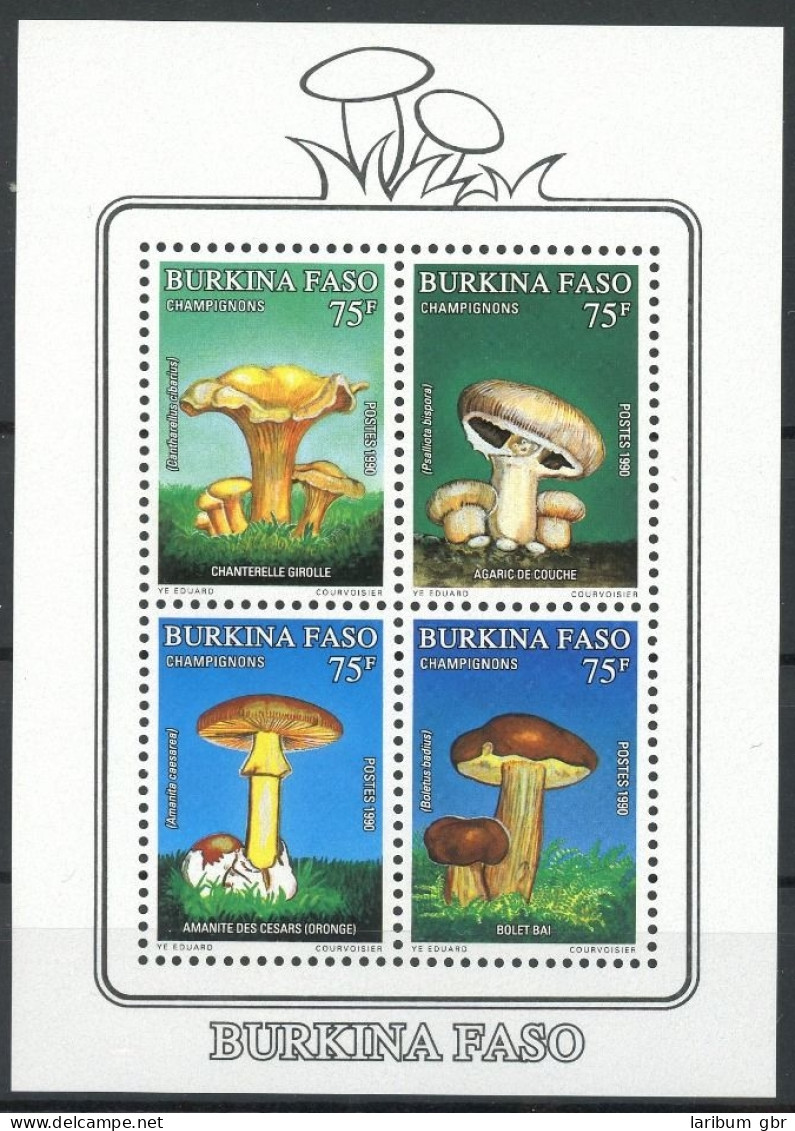Burkina Faso Block 134 Postfrisch Pilze #JQ903 - Burkina Faso (1984-...)