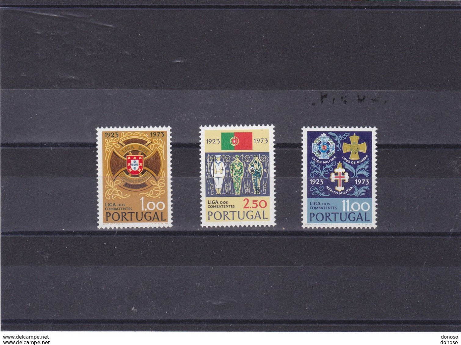 PORTUGAL 1973 LIGUE DES COMBATTANTS Yvert 1203-1205, Michel 1223-1225 NEUF** MNH Cote 5,50 Euros - Nuevos