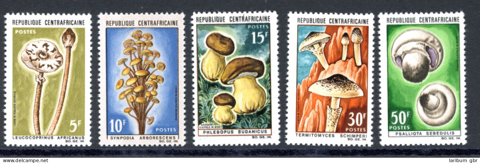 Zentralafrikanische Republik 132-136 Postfrisch Pilze #JR793 - República Centroafricana