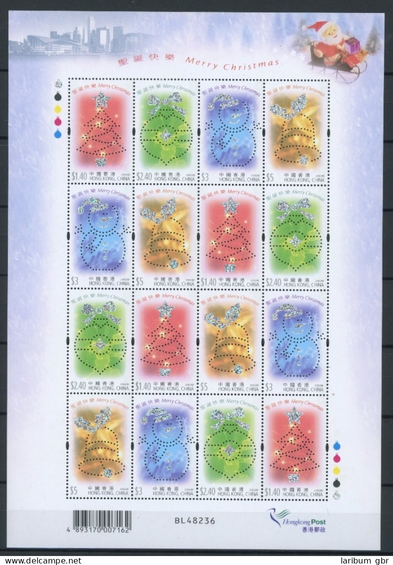 HongKong ZD Bogen 1075-78 Postfrisch Weihnachten #JD551 - Sonstige & Ohne Zuordnung