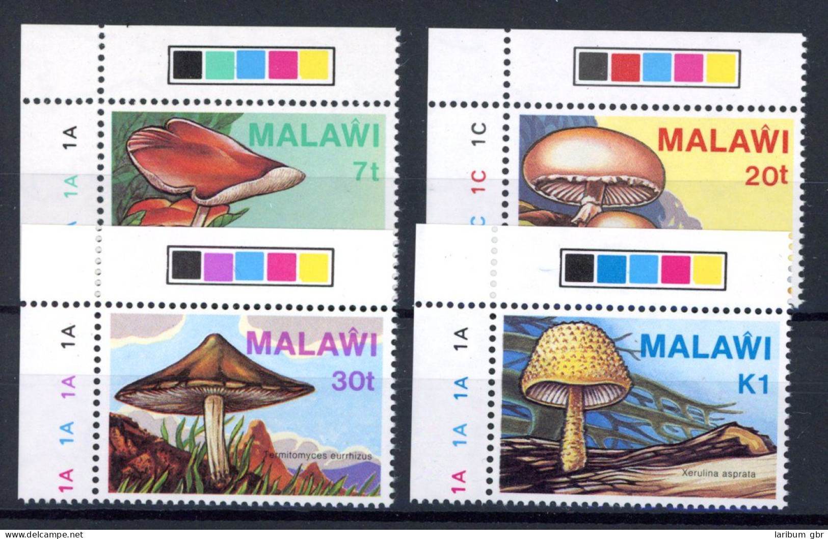 Malawi 441-444 Postfrisch Pilze #JR819 - Malawi (1964-...)