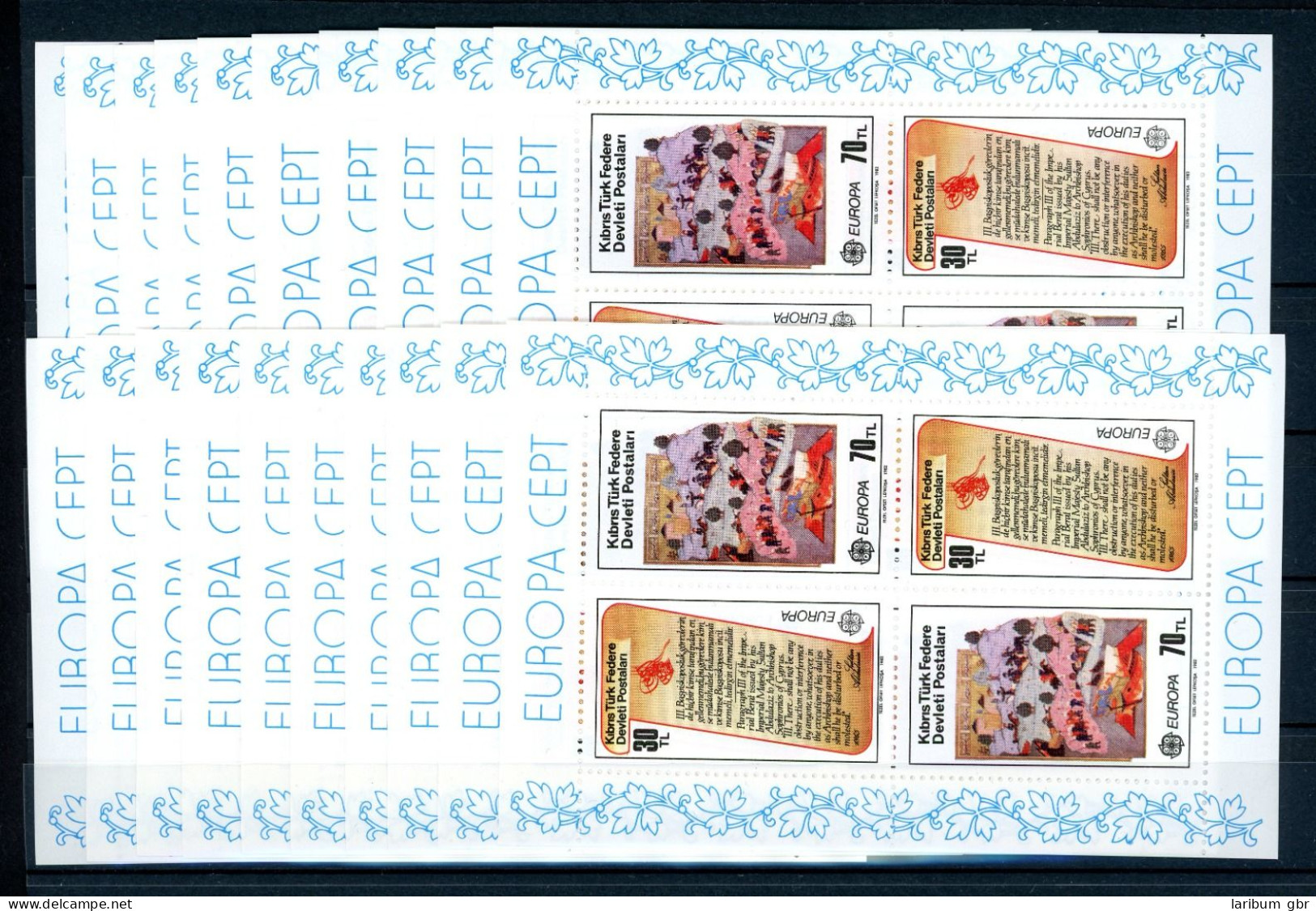 Türk. Zypern 20x Block 3 Postfrisch Cept 1982 #JJ774 - Used Stamps