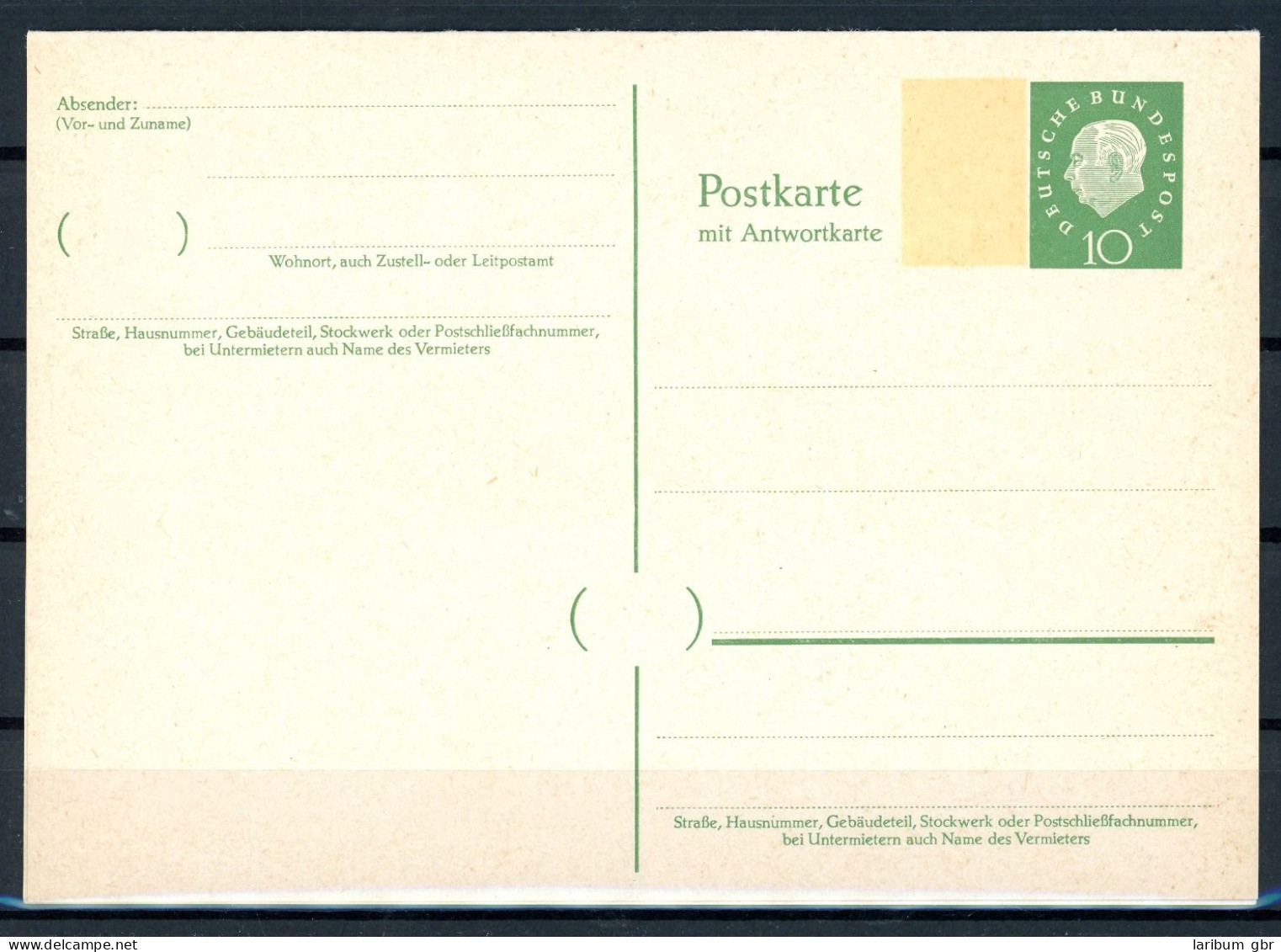 Bund Ganzsache P 45 I A/F Postfrisch #JR729 - Other & Unclassified