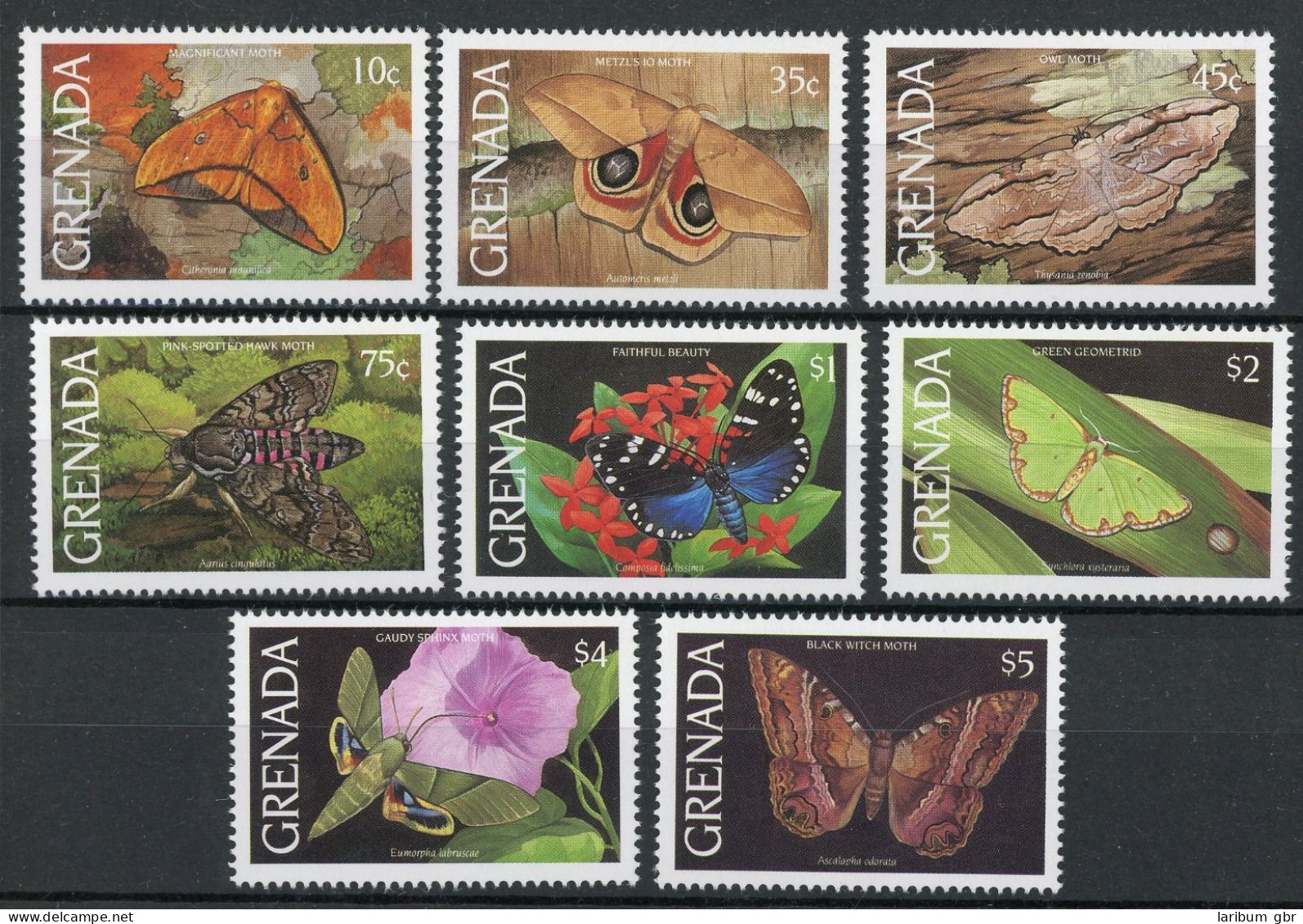 Grenada 2539-2546 Postfrisch Nachtfalter #HB121 - Grenada (1974-...)