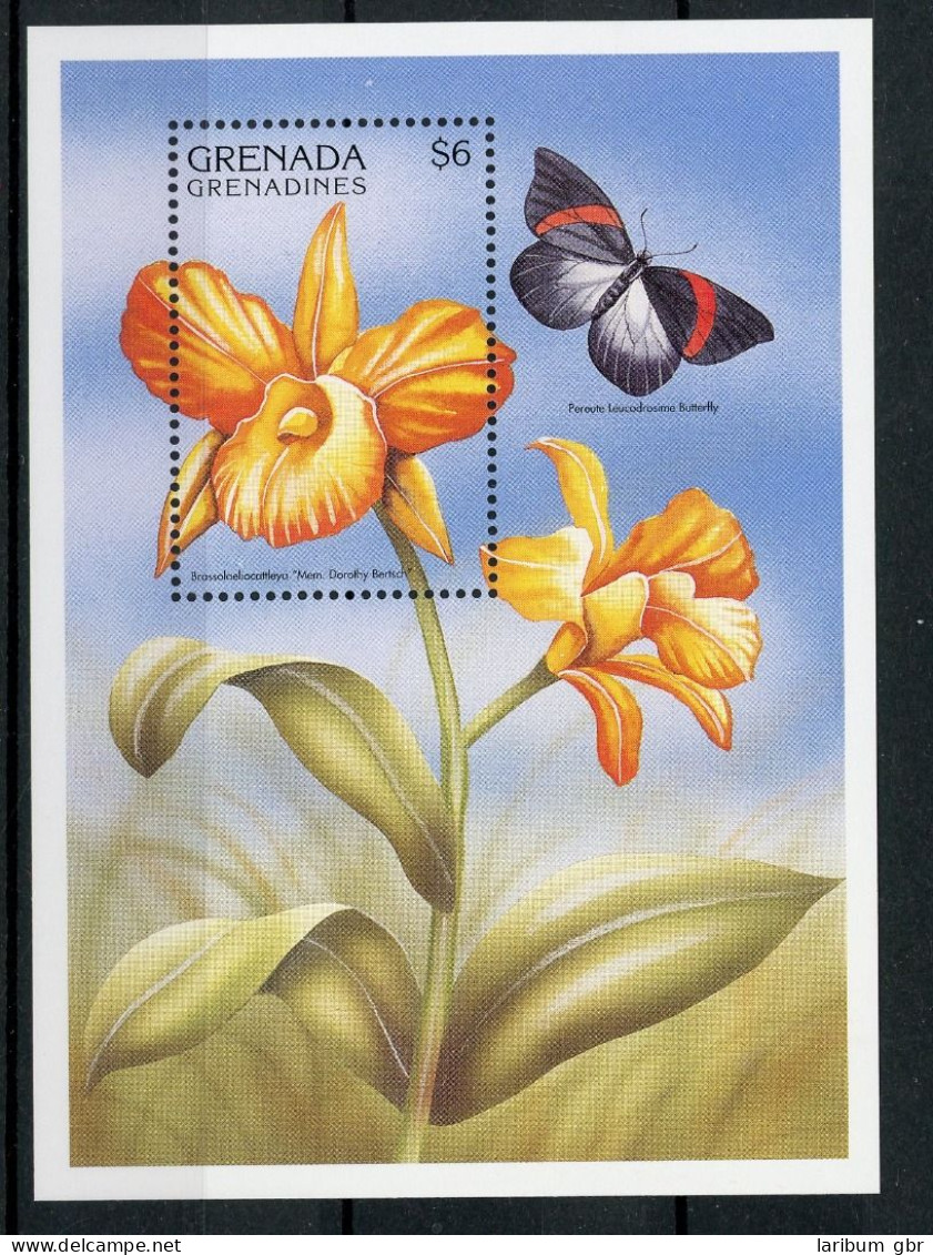 Grenada/ Grenadinen Block 398 Postfrisch Orchideen #HB153 - Anguilla (1968-...)