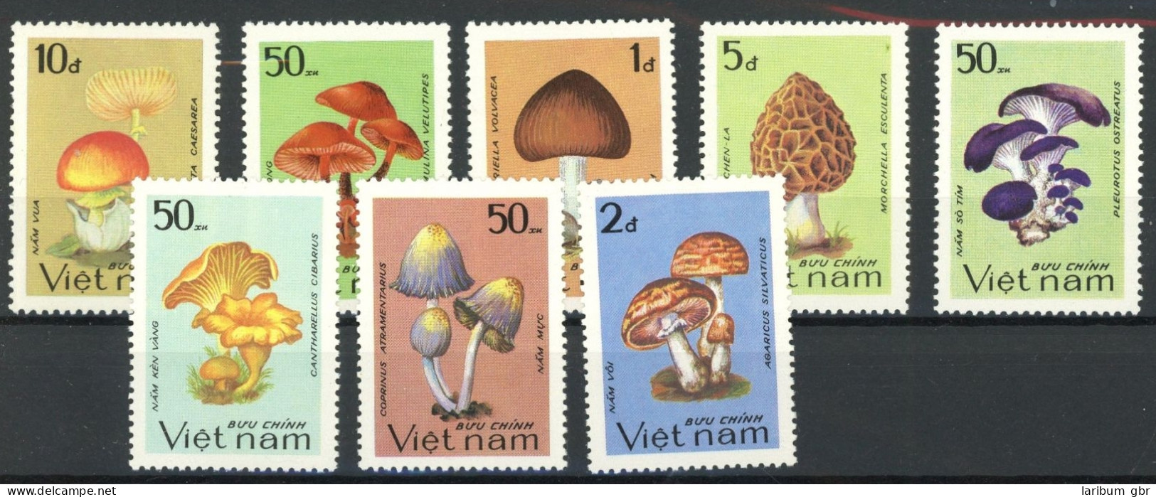 Vietnam 1371-1378 Unvollständig Postfrisch Pilze #JQ917 - Vietnam