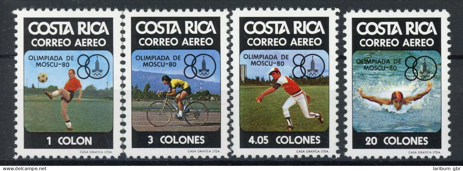 Costa Rica 1065-1068 Postfrisch Olympia 1980 Moskau #JR915 - Costa Rica