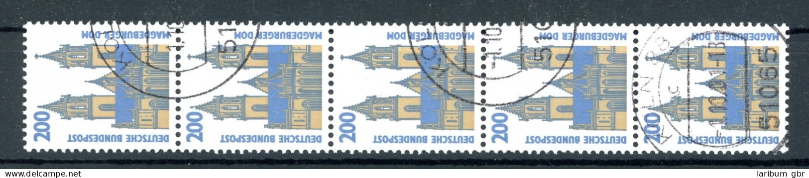 Bund Rollenmarken 5er Streifen 1665 R II Gestempelt Nr. 165 #JM385 - Other & Unclassified