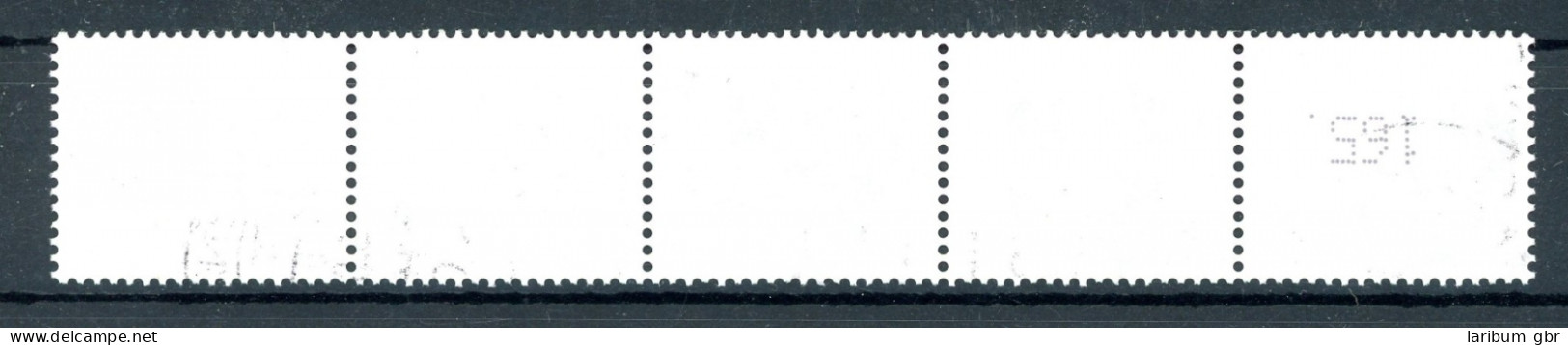 Bund Rollenmarken 5er Streifen 1665 R II Gestempelt Nr. 165 #JM385 - Andere & Zonder Classificatie