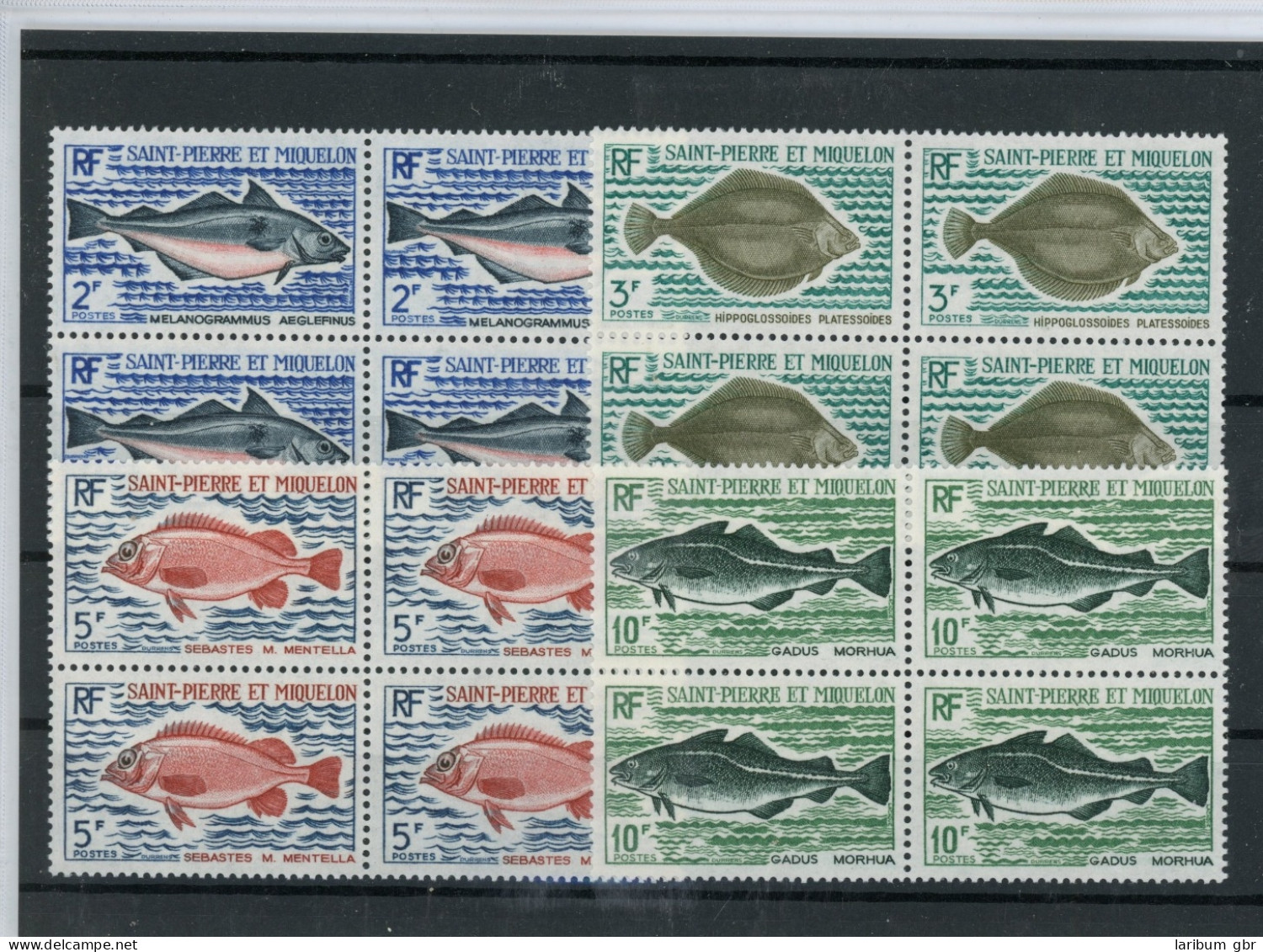 St. Pierre Et Miquelon 4er Block 478-481 Postfrisch Fische #JL227 - Anguilla (1968-...)