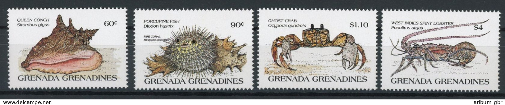 Grenada/ Grenadinen 703-06 Postfrisch Meerestiere #HK828 - Anguilla (1968-...)