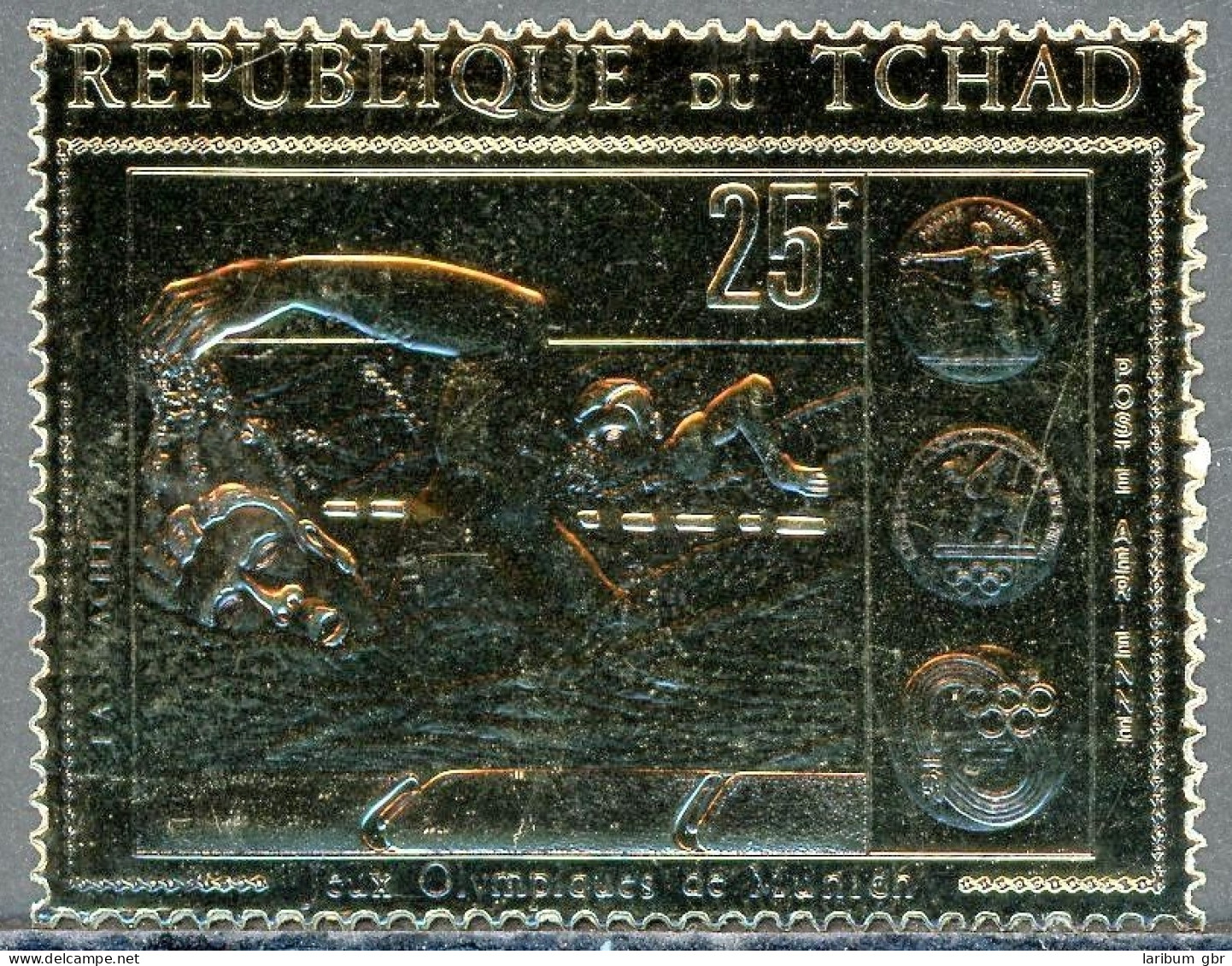 Tschad Goldmarke 416 A Postfrisch Olympia München 1972 #JS088 - Chad (1960-...)