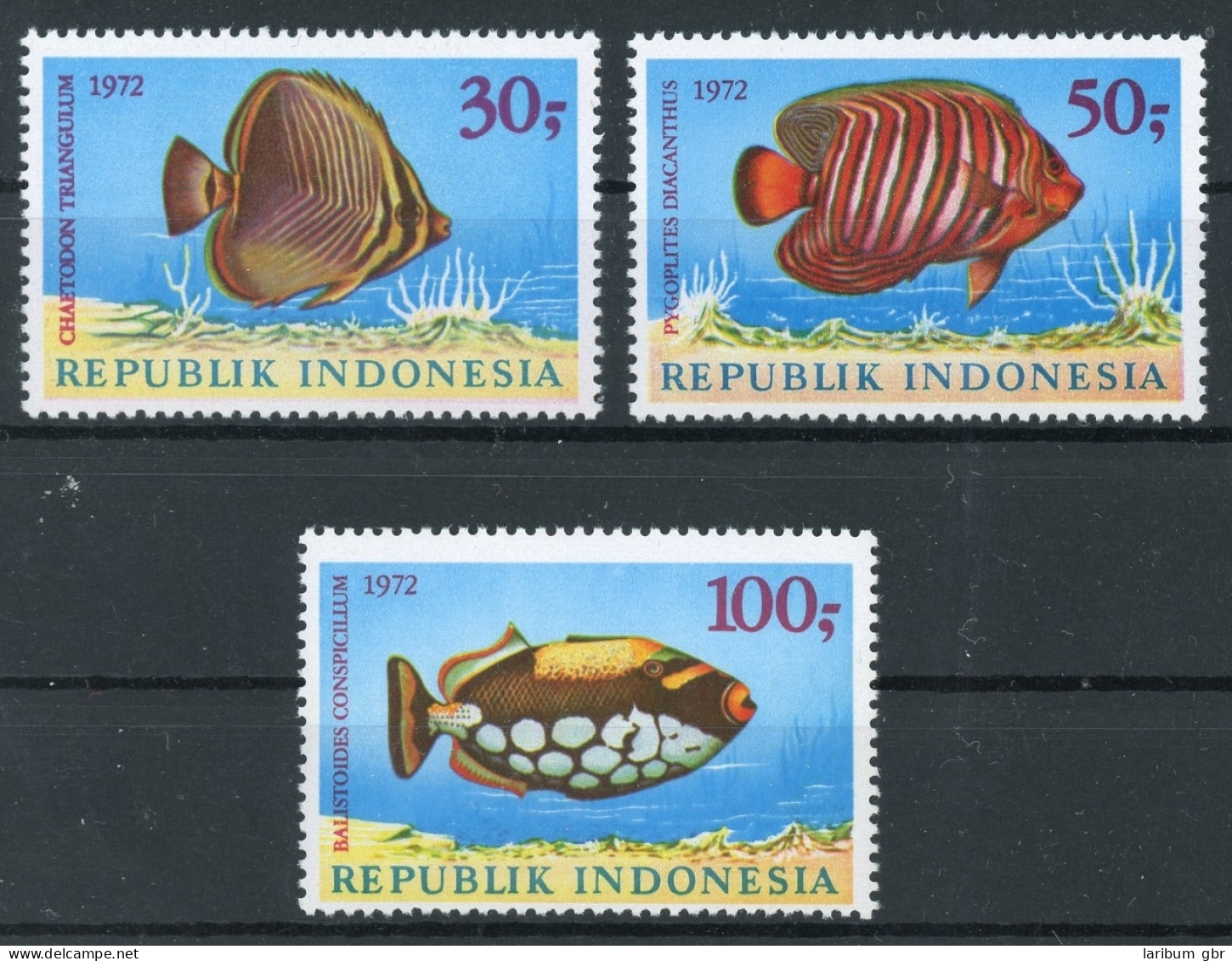 Indonesien 722-724 Postfrisch Fische #JM513 - Indonesia