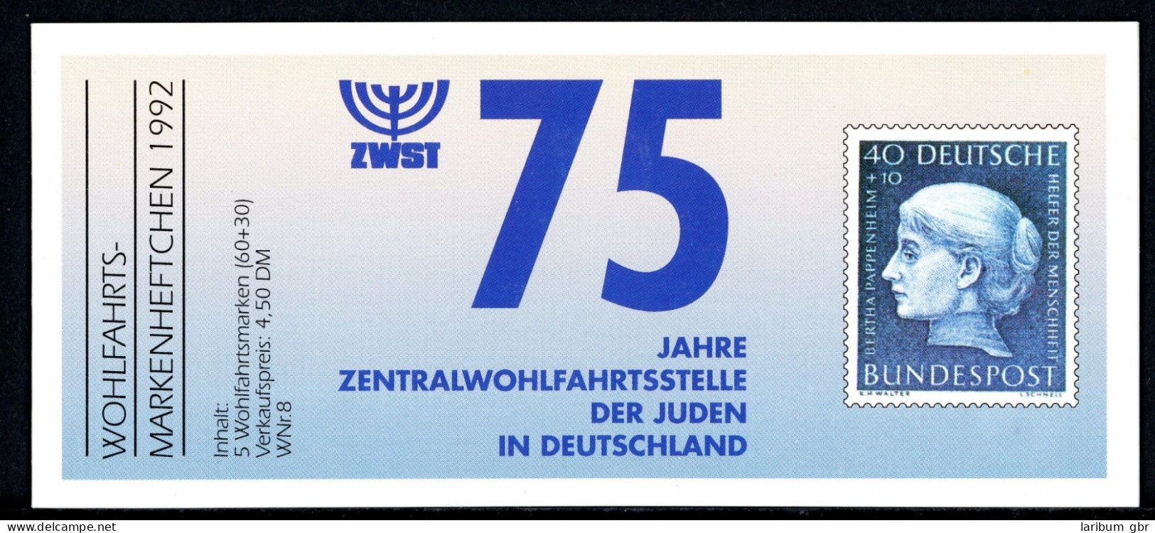 Bund Markenheft Wohlfahrt Der Juden Mit 1631 Gestempelt Bonn #JL377 - Sonstige & Ohne Zuordnung