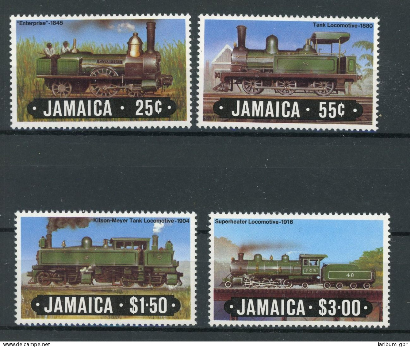 Jamaika 595-598 Postfrisch Eisenbahn #IX265 - Jamaique (1962-...)