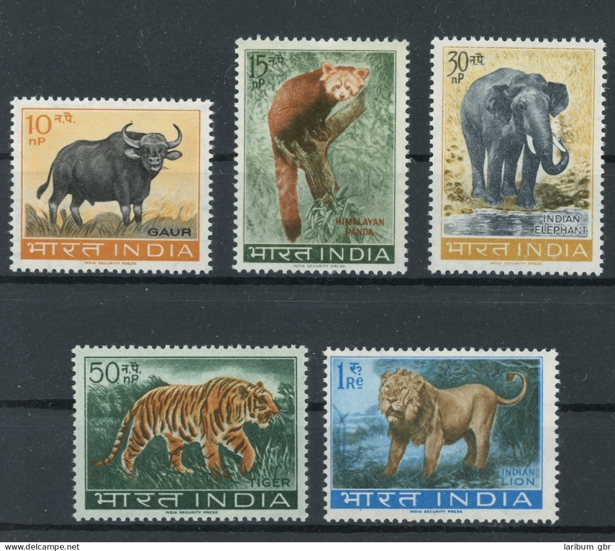 Indien 358-362 Postfrisch Tiere #JM512 - Autres & Non Classés