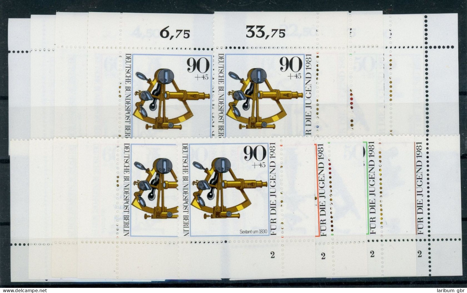 Berlin 641-44 Postfrisch Alle 4 Ecken, Form Nr. 2 #HK600 - Sonstige & Ohne Zuordnung