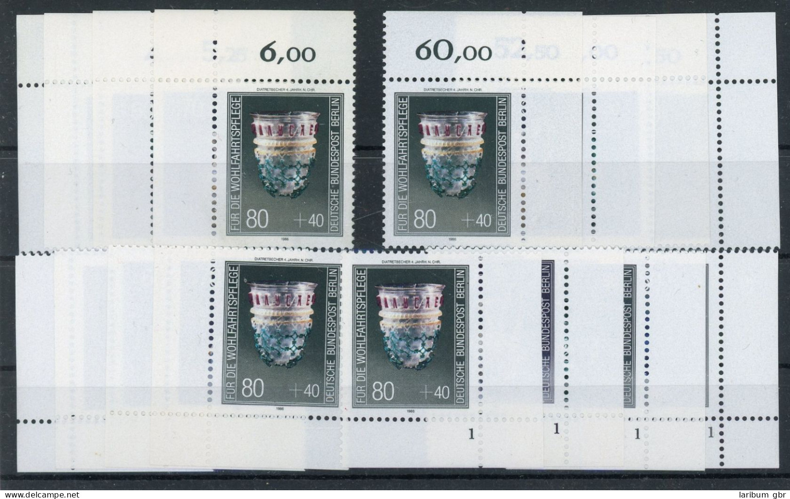 Berlin 765-68 Postfrisch Alle 4 Ecken, Form Nr. 1 #HK612 - Sonstige & Ohne Zuordnung