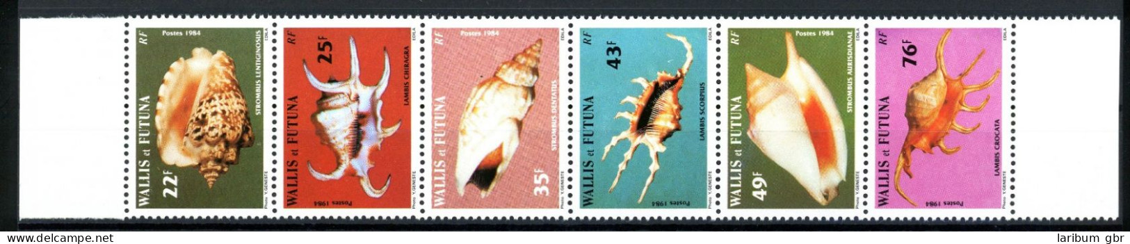Wallis & Futuna 6er Str. 460-465 Postfrisch Muscheln/ Schnecken #JJ760 - Autres & Non Classés