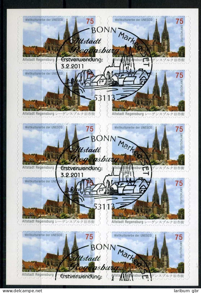 Bund Folienblatt 14 Bonn Ersttagssonderstempel #HK618 - Andere & Zonder Classificatie