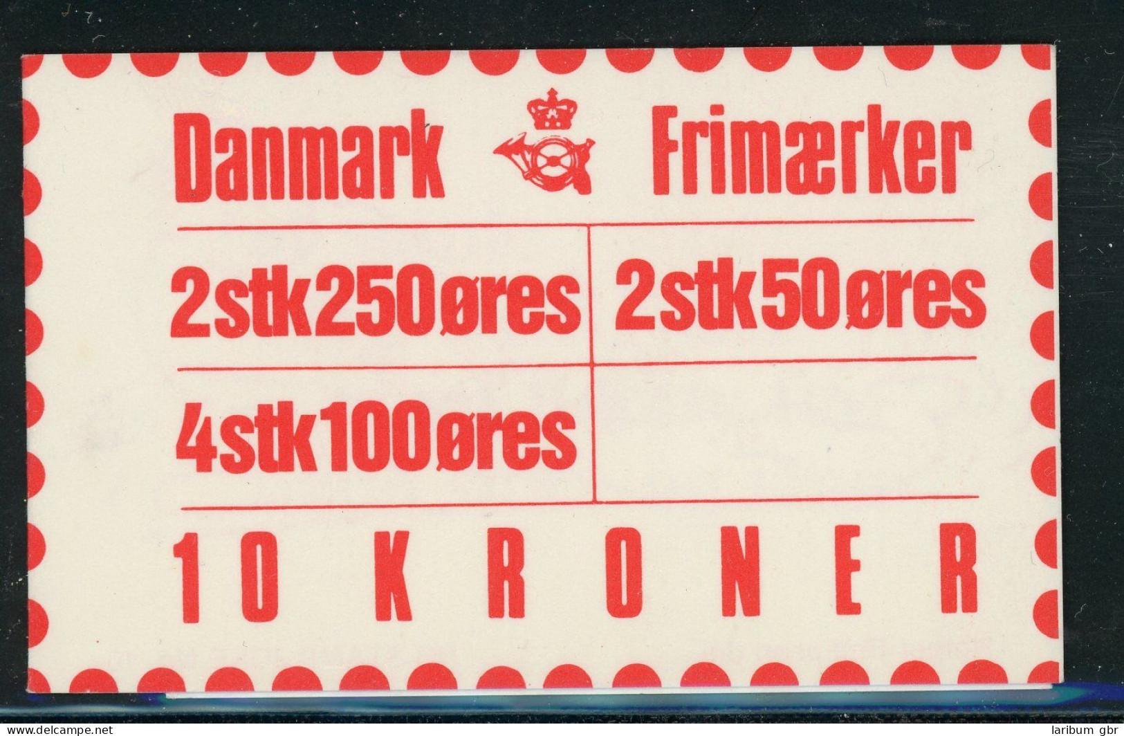 Dänemark Markenheft 30 Postfrisch Königshaus #JJ708 - Sonstige & Ohne Zuordnung