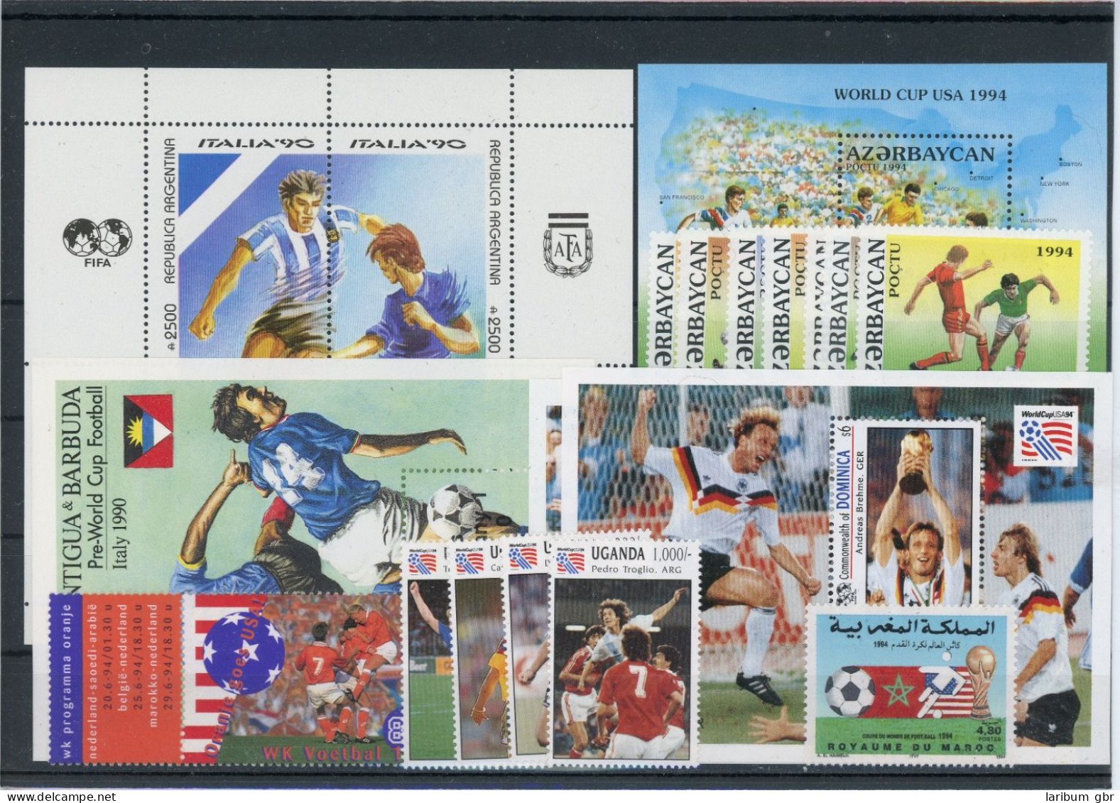 LOT "FUßBALL" Marken/Blöcke Postfrisch #GE711 - Other & Unclassified
