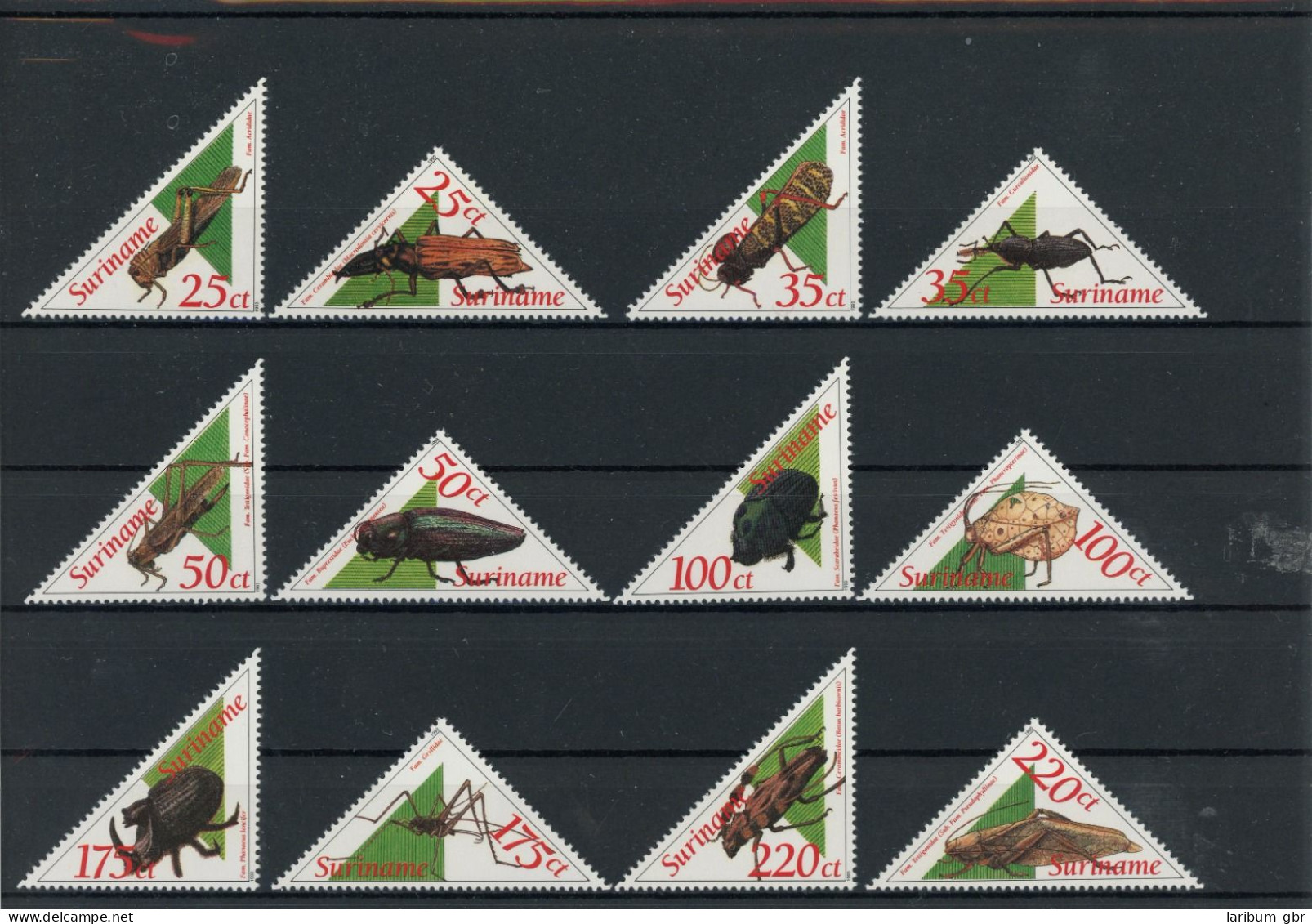 Surinam 1438-1449 Postfrisch Käfer #GL708 - Suriname