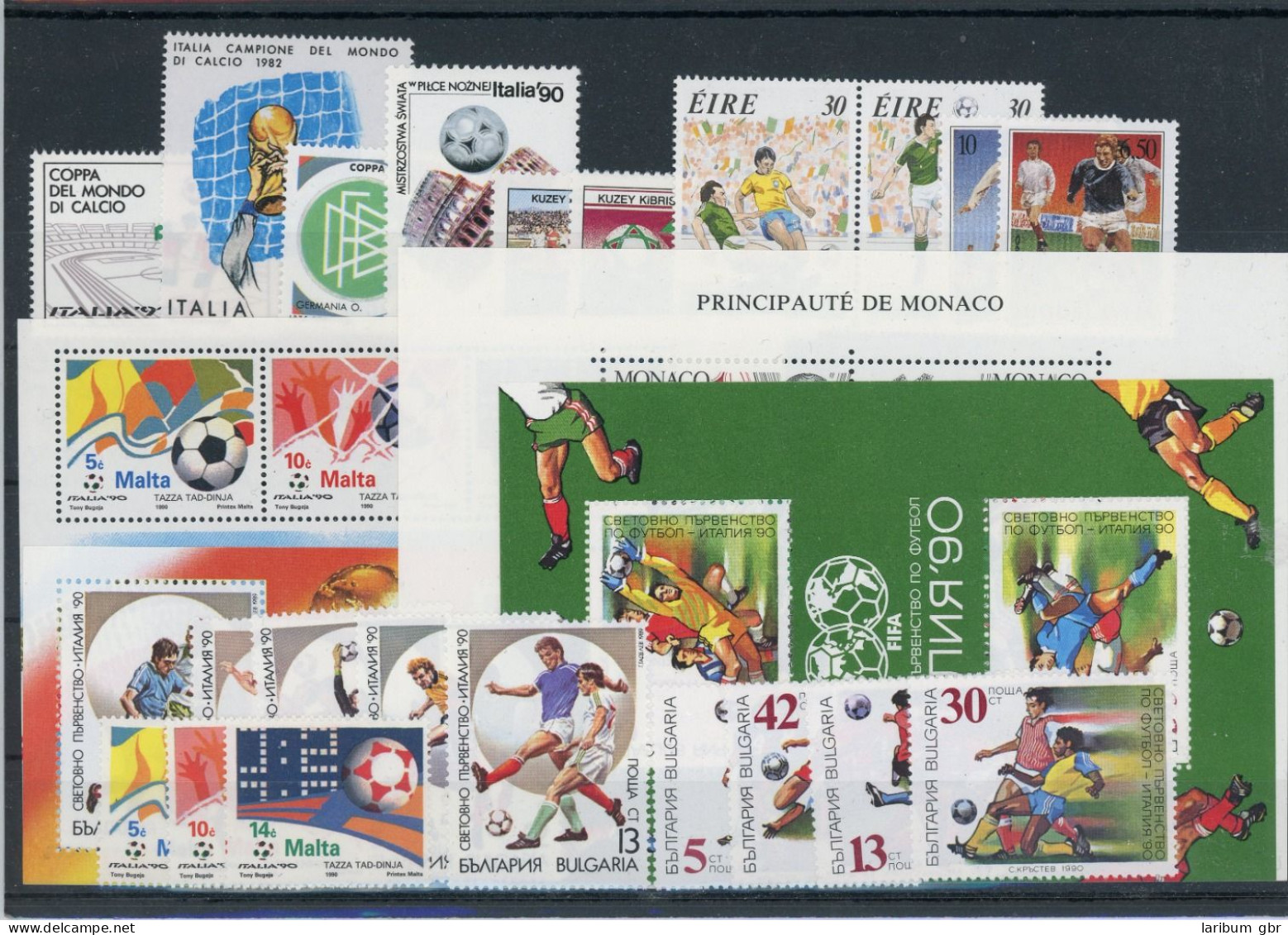 LOT "FUßBALL" Marken/Blöcke Postfrisch #GE710 - Autres & Non Classés