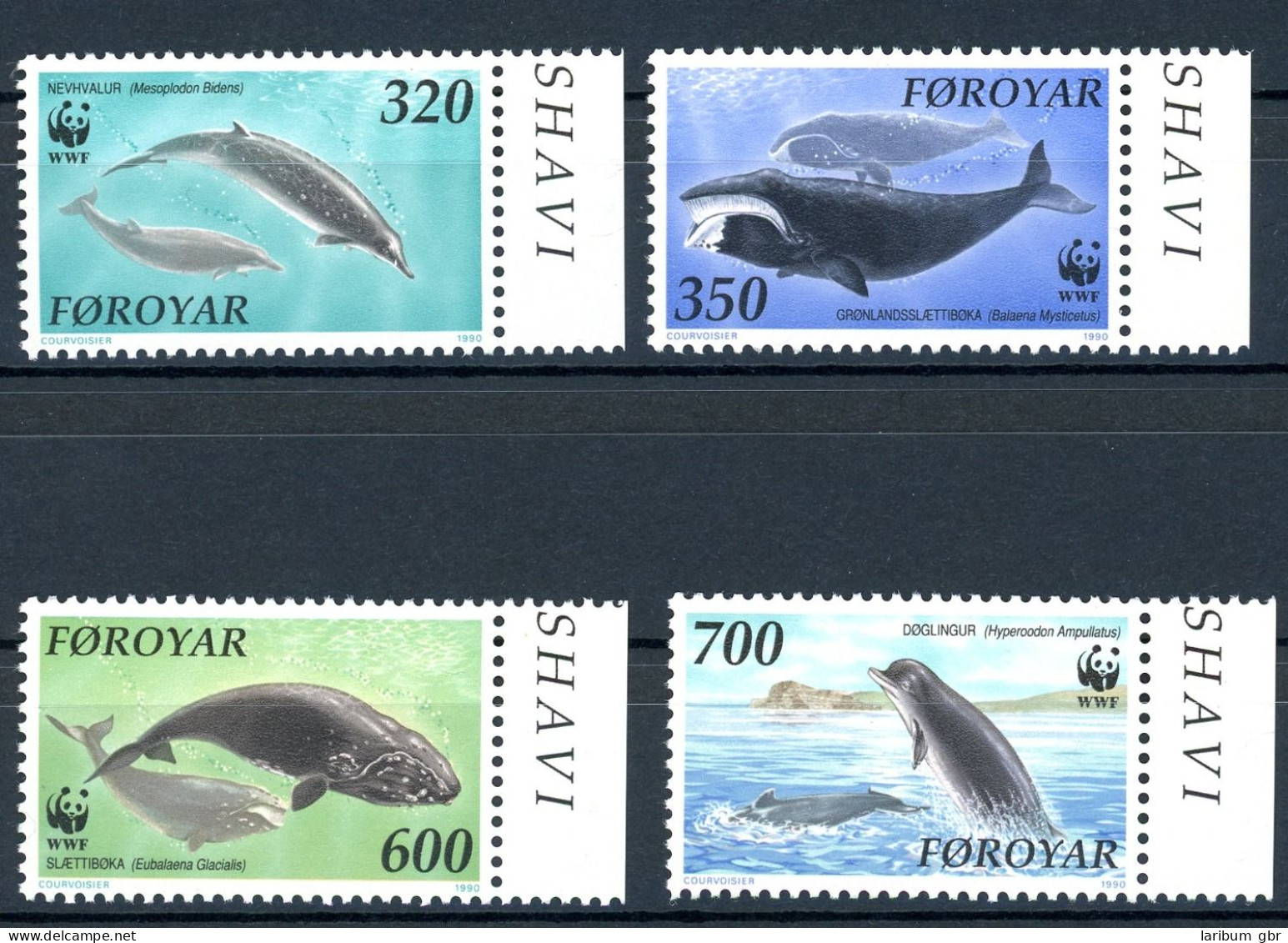 Färöer 203-206 Postfrisch Wale #HK790 - Faroe Islands