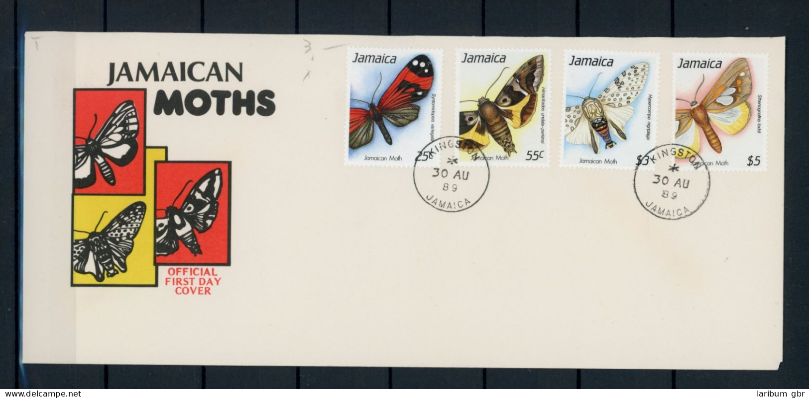 Jamaika 725-28 Schmetterling Ersttagesbrief/FDC #JW636 - Jamaique (1962-...)