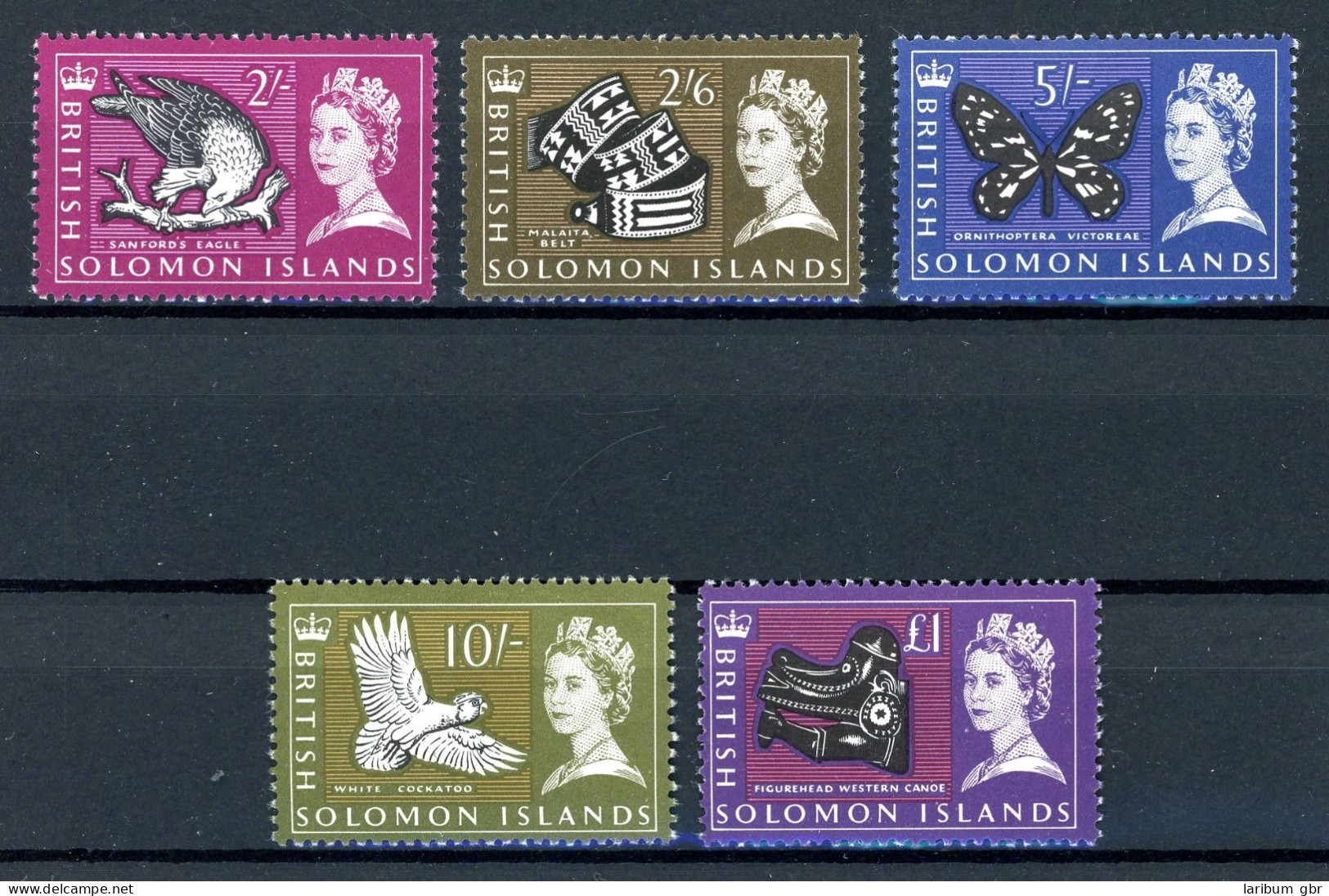Salomon Inseln 123-127 Postfrisch #HB474 - Salomon (Iles 1978-...)