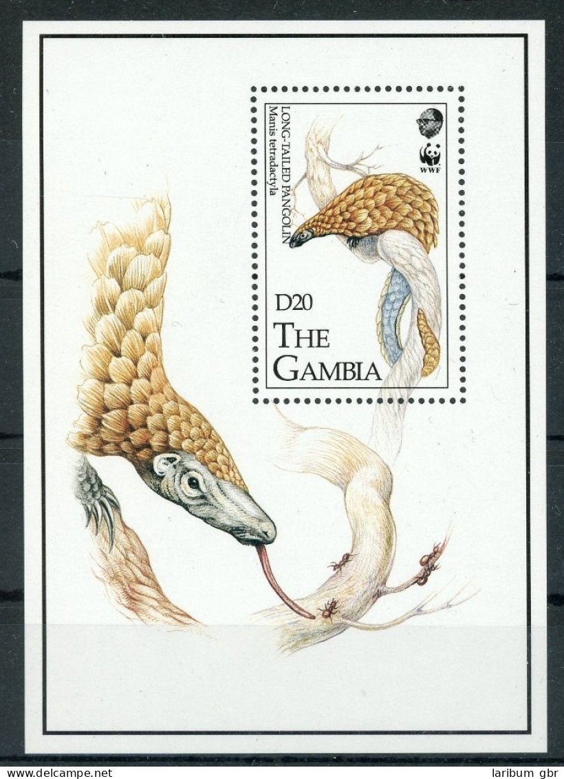 Gambia Block 187 Postfrisch Tierschutz #GL653 - Gambia (1965-...)