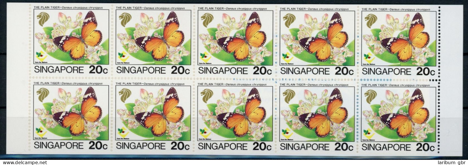 Singapur MH 12 Postfrisch Schmetterling #JP177 - Singapore (1959-...)