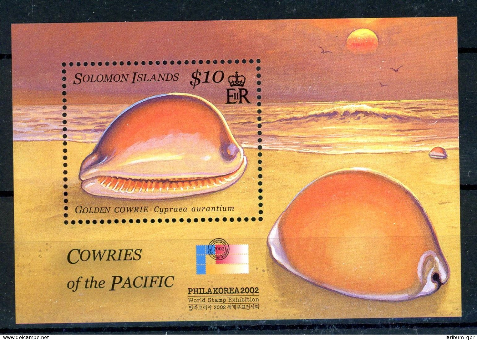 Salomon Inseln Block 69 Postfrisch Muscheln/ Schnecken #JP196 - Solomoneilanden (1978-...)