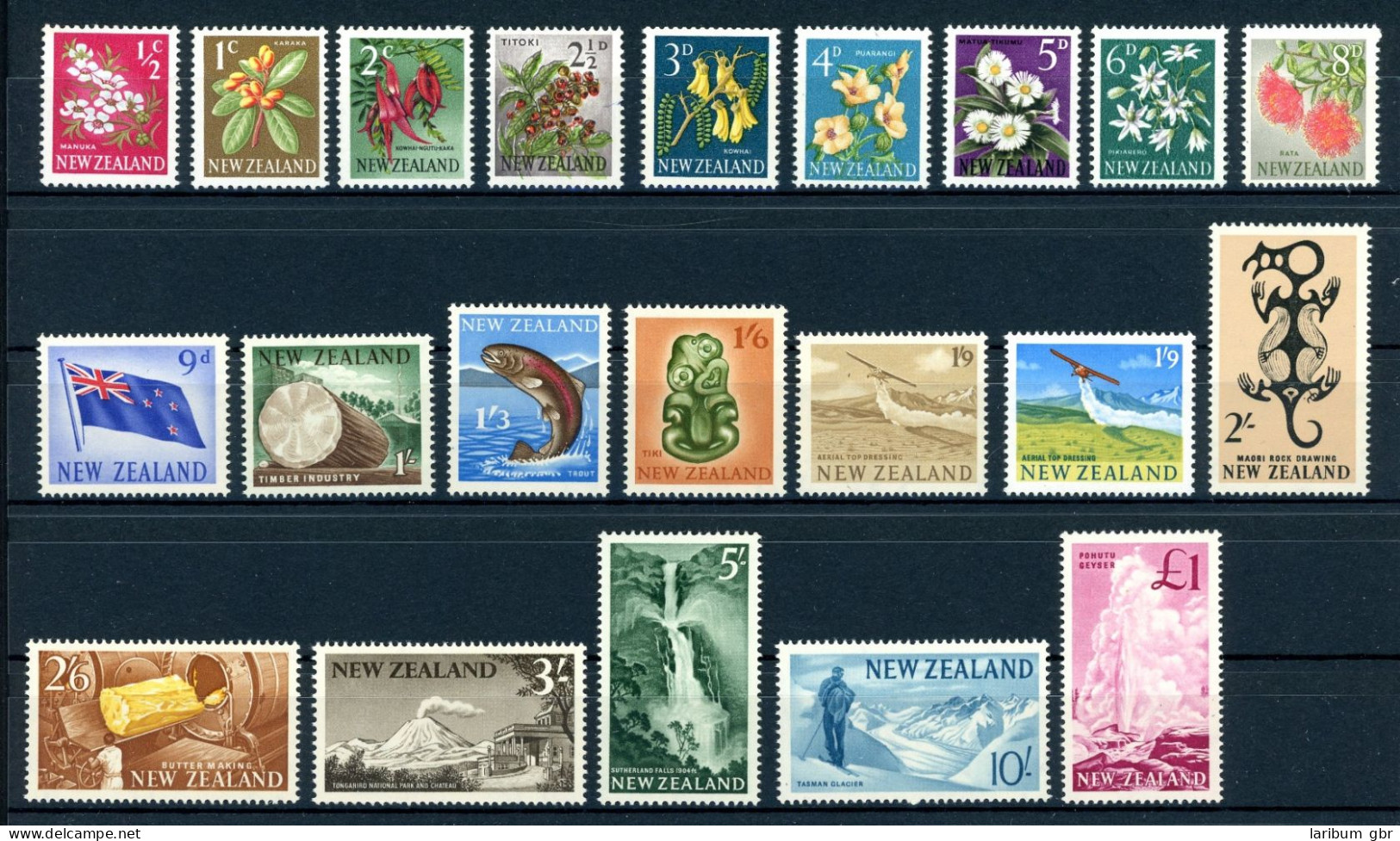 Neuseeland 392-412 Postfrisch #HB479 - Other & Unclassified