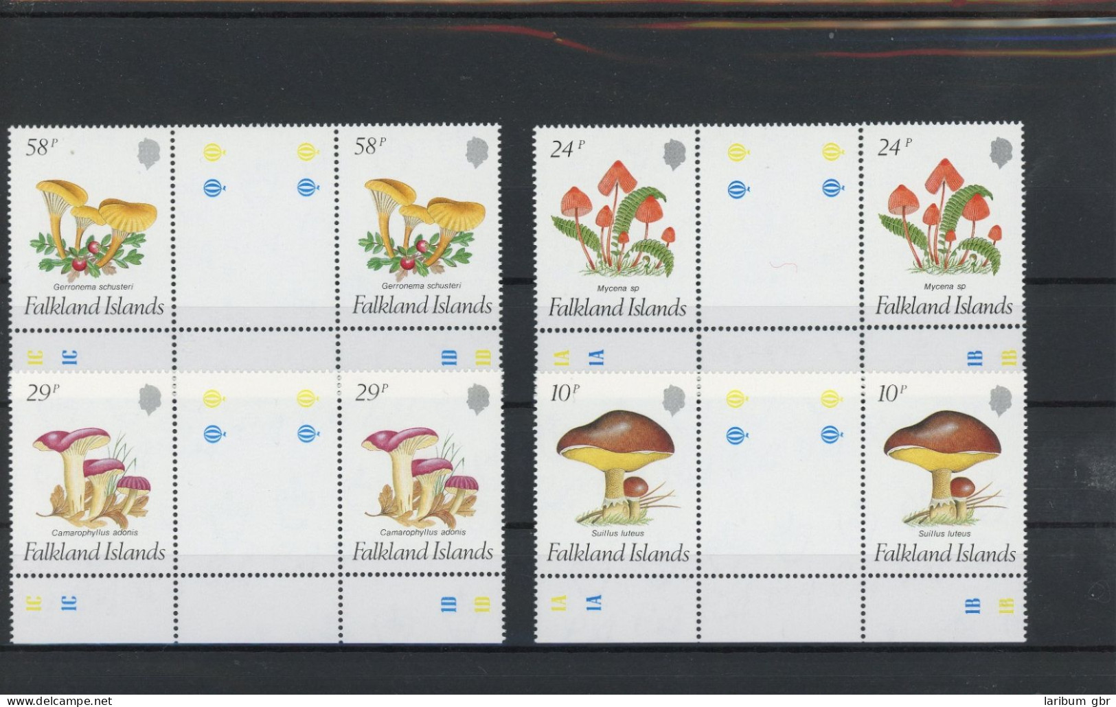 Falkland Inseln Paare 468-471 ZW Postfrisch Pilze #JO703 - Falkland