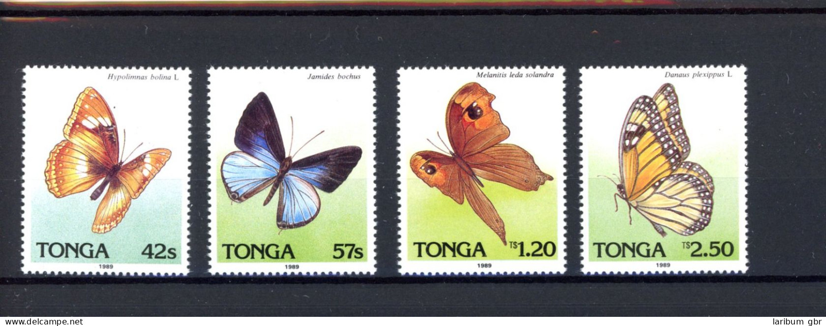 Tonga 1074-77 Postfrisch Schmetterling #JT915 - Tonga (1970-...)