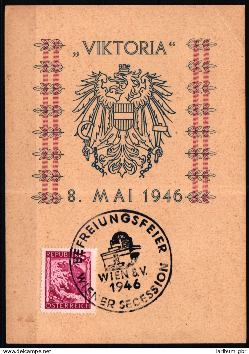 Österreich 740 Mit Sonderstempel "Befreiungsfeier" Auf Karte #NF807 - Other & Unclassified