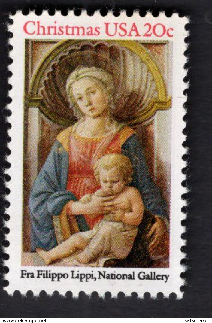 2030015495 1984 SCOTT 2107 (XX) POSTFRIS MINT NEVER HINGED - CHRISTMAS MADONNA AND CHILD FRA FILIPPO LIPPI - Neufs