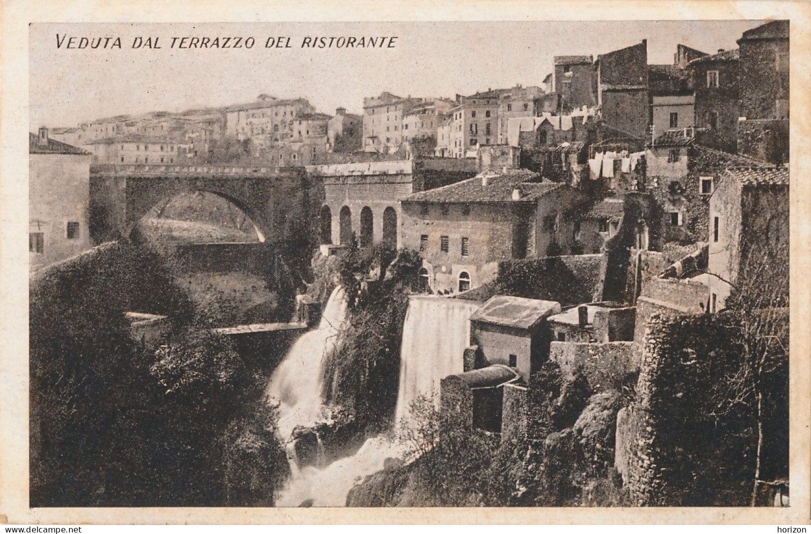 2h.529   TIVOLI - Roma - Veduta Dal Terrazzo Del Ristorante ("Albergo Sirene") - Tivoli
