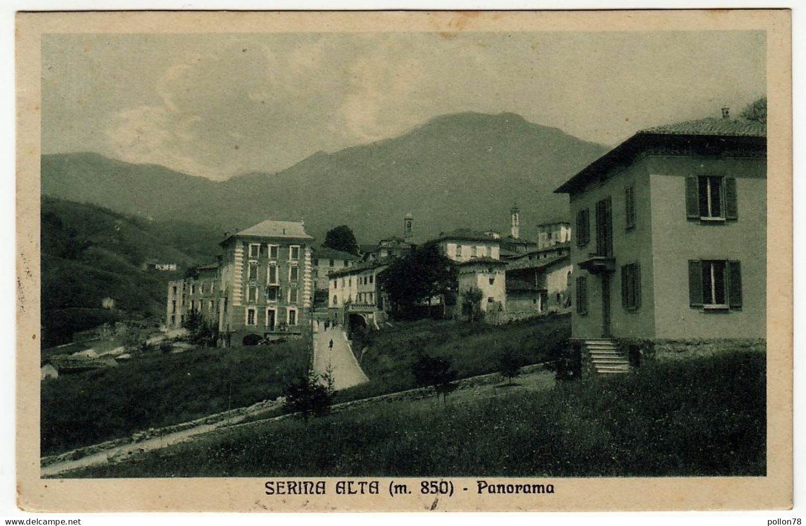 SERINA ALTA - PANORAMA - BERGAMO - Primi '900 - Vedi Retro - Formato Piccolo - Bergamo