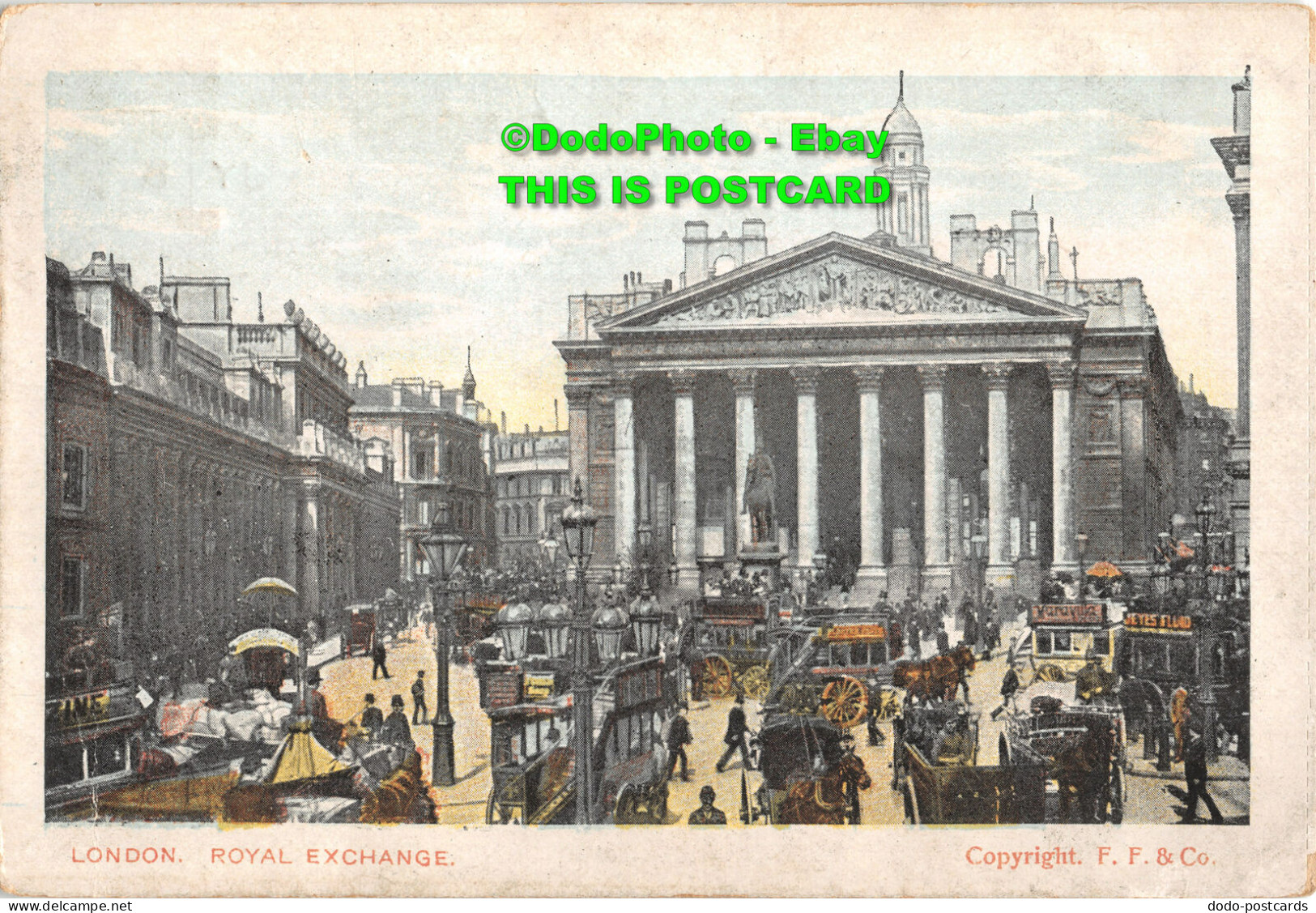 R455746 London. Royal Exchange. F. F. D. And D. 1907 - Sonstige & Ohne Zuordnung