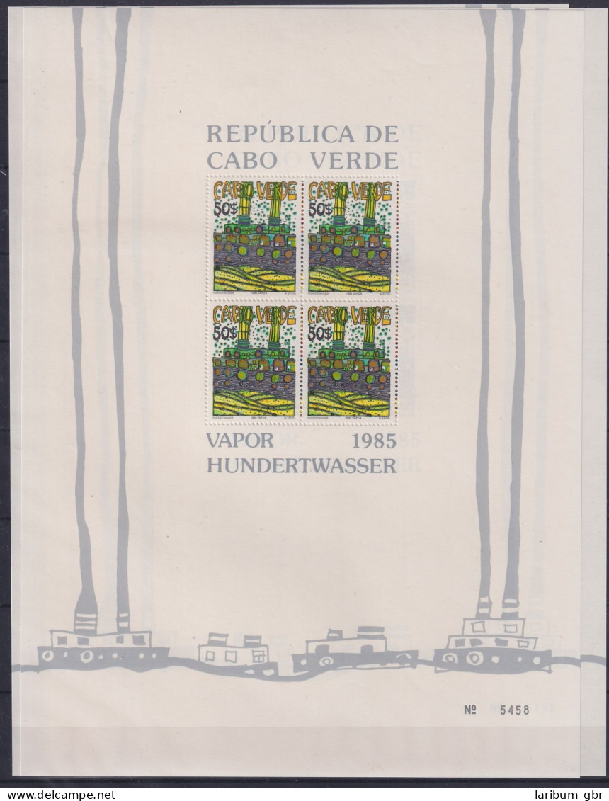 Kap Verde Block 7-9 Postfrisch Hundertwasser #NF703 - Cap Vert