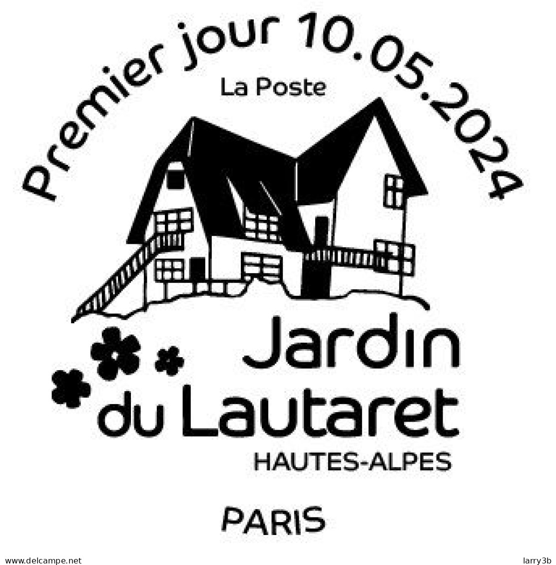 2024 - Y/T 5xxx - OBL 1ER JOUR - "LE JARDIN DU LAUTARET" - BLOC FEUILLET 12 TIMBRES - Gebraucht