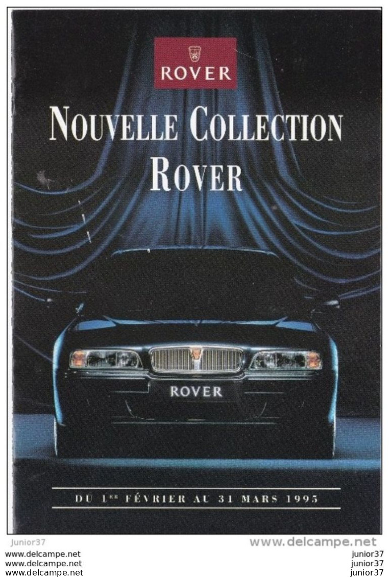 Dépliant Gamme Rover Nouvelle Collection 1995, 111 Si, Mini, 218, 620, 825, - Reclame